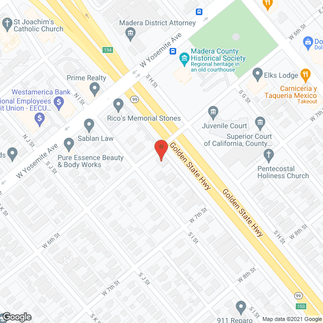 Madera Adult Day Care Svc in google map