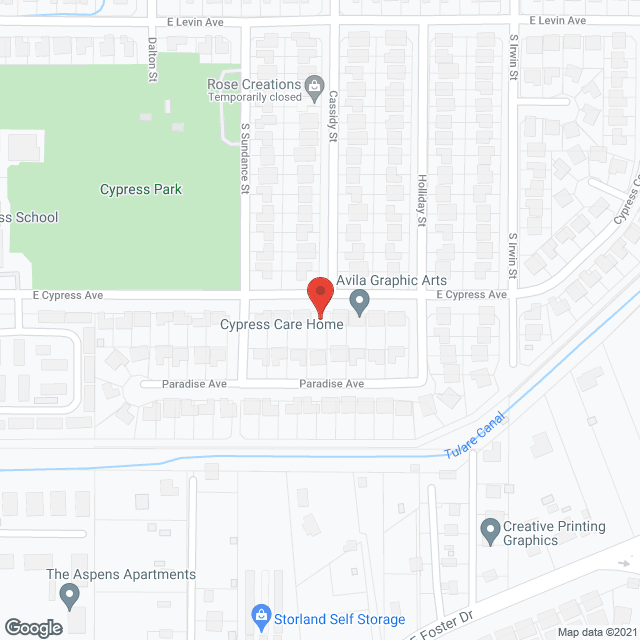 Cypress Care Home in google map
