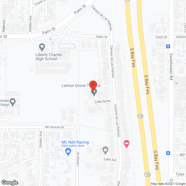 Lemon Grove Terrace in google map