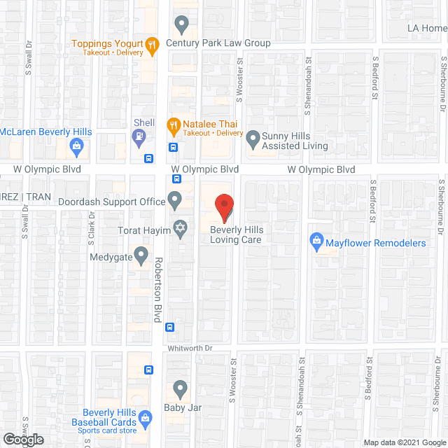 Beverly Hills Loving Care in google map