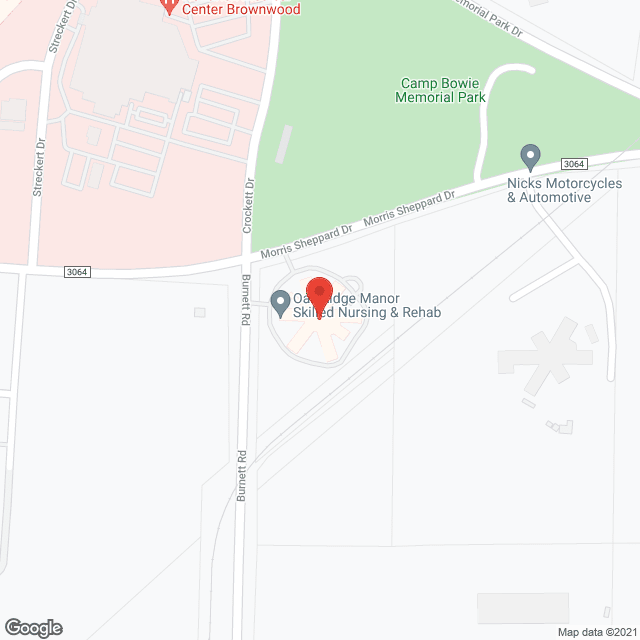 Oak Ridge Manor in google map