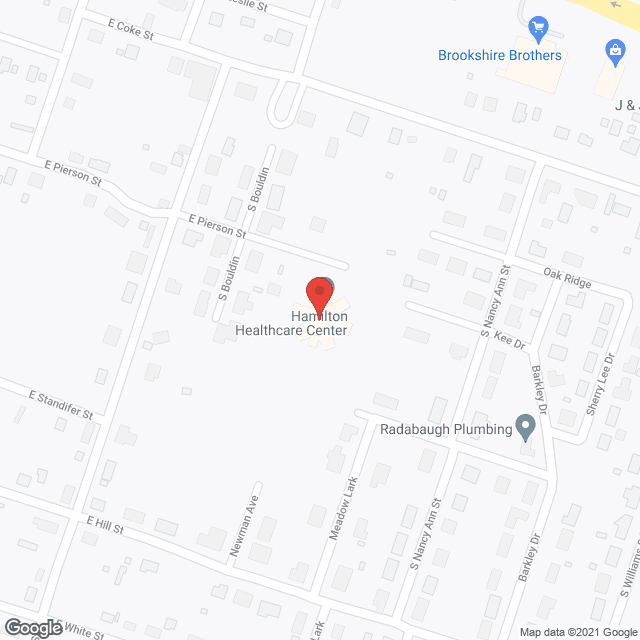 Hamilton Health Care Ctr in google map