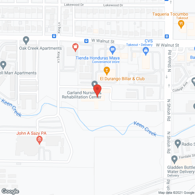 Garland Convalescent Ctr in google map