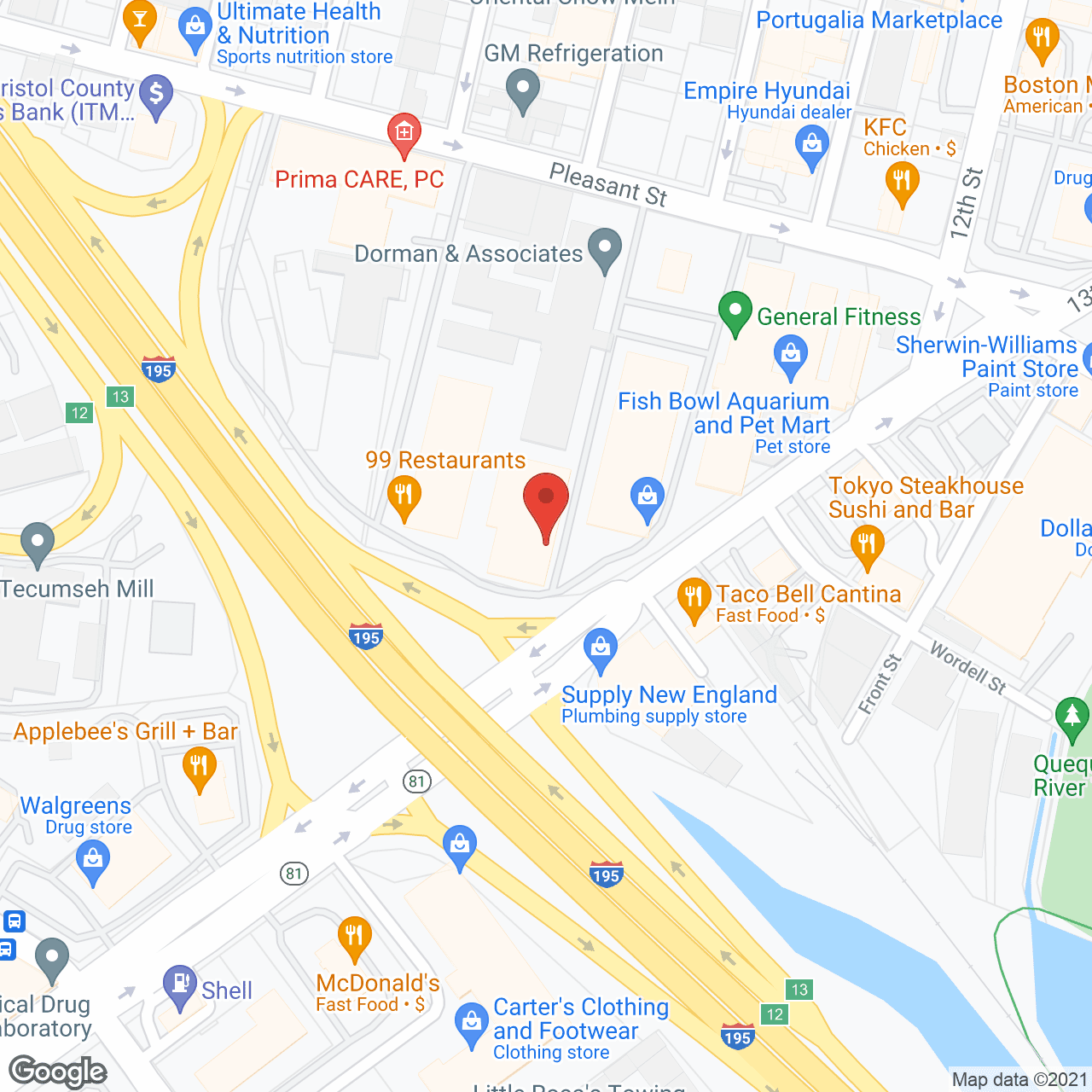 Premier Home Health Care - Fall River in google map