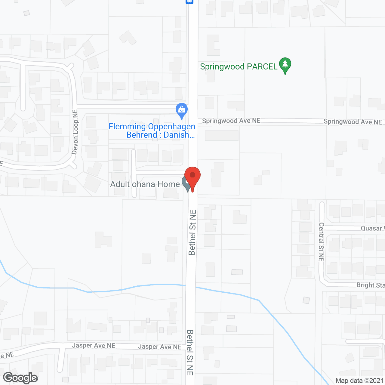 Adult Ohana Home in google map