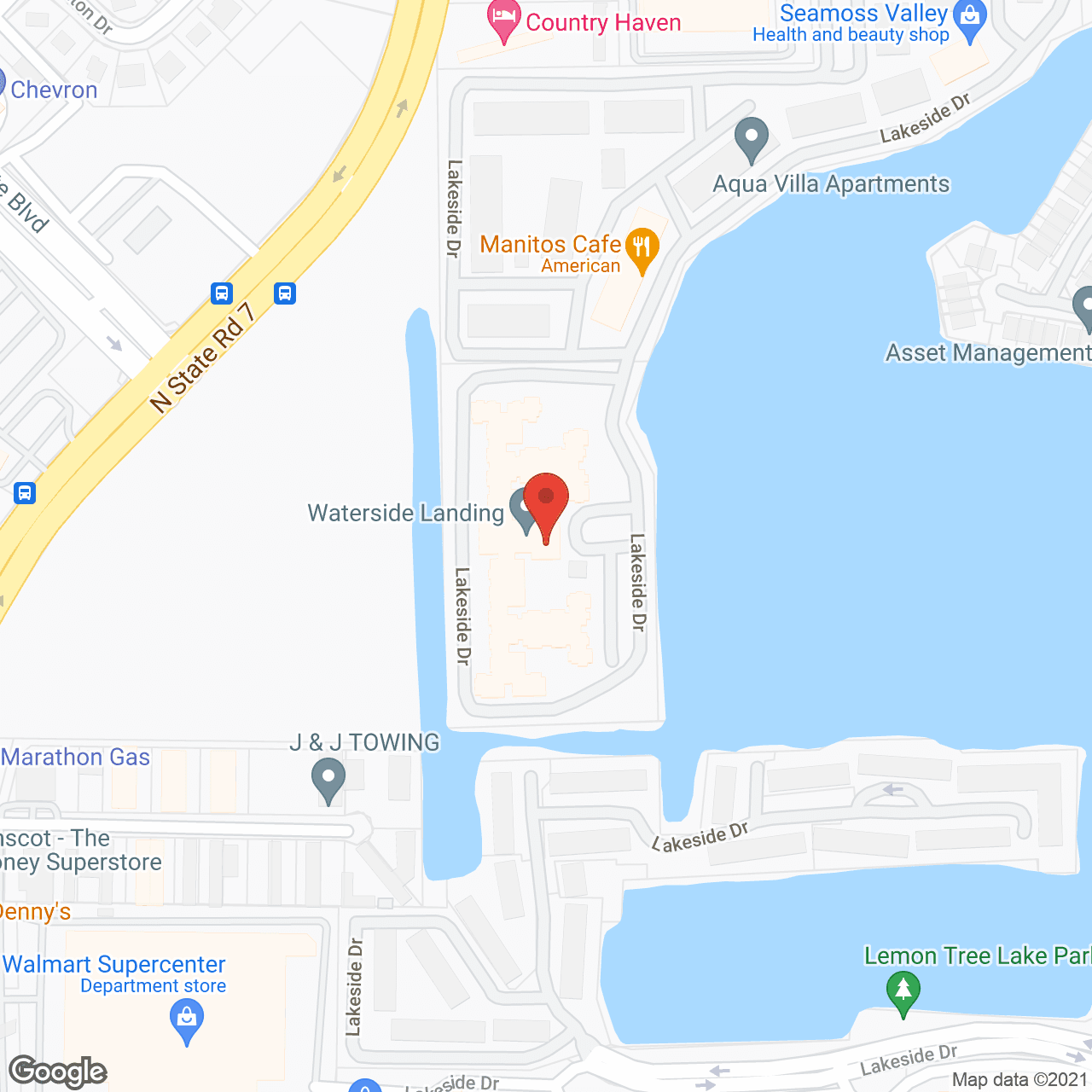 Waterside Landing in google map