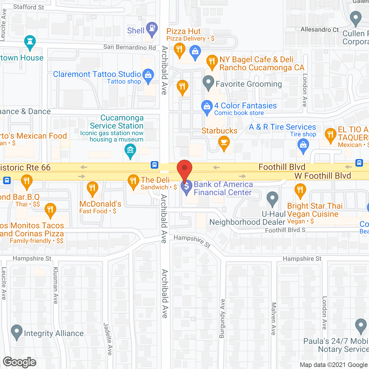 AccentCare of Rancho Cucamonga, CA in google map