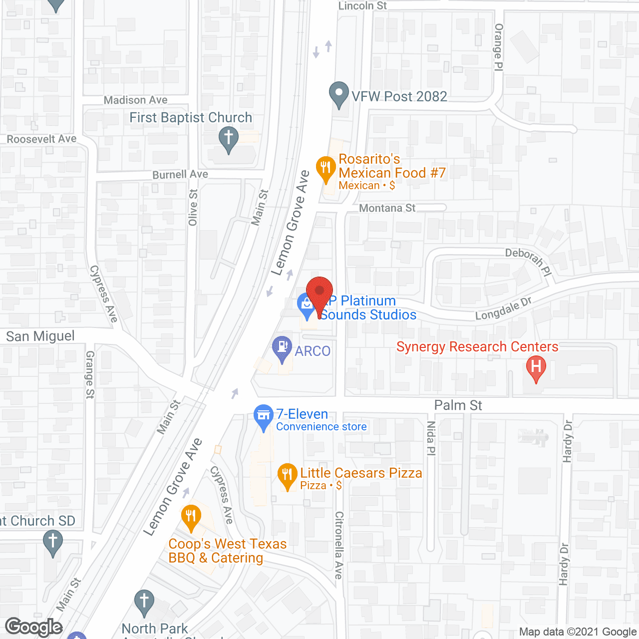 Visiting Angels of Lemon Grove in google map