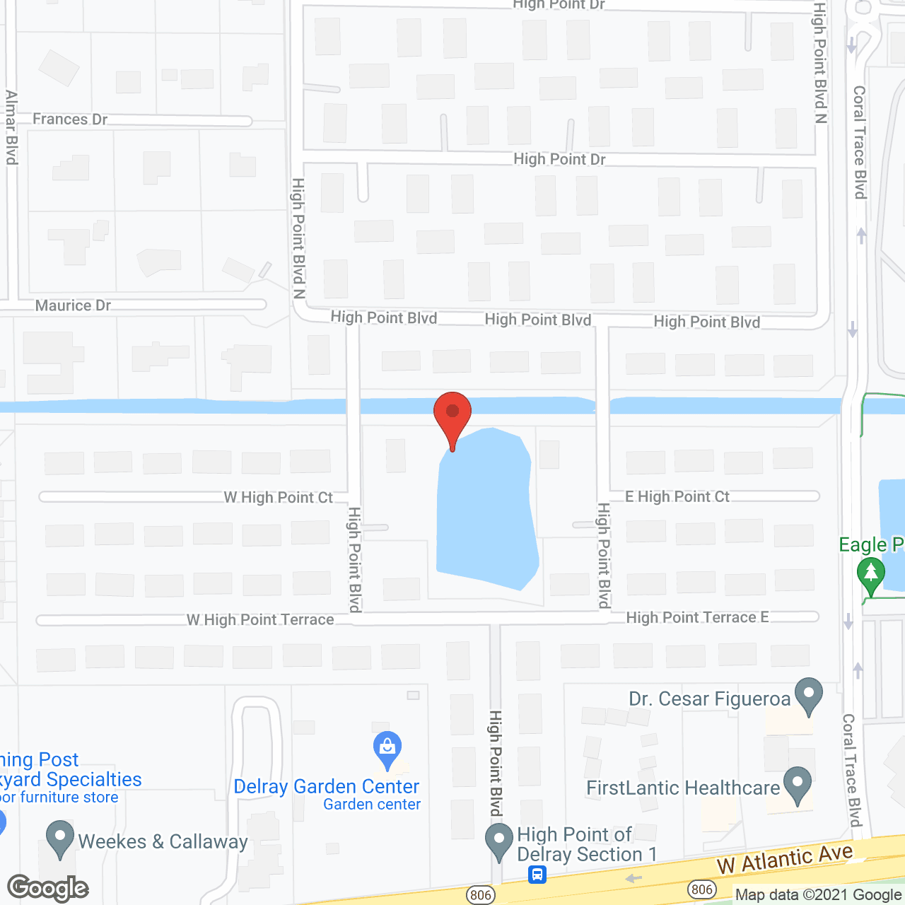 HomeWell Care Services of Palm Beach Co. of Boca Raton, FL in google map