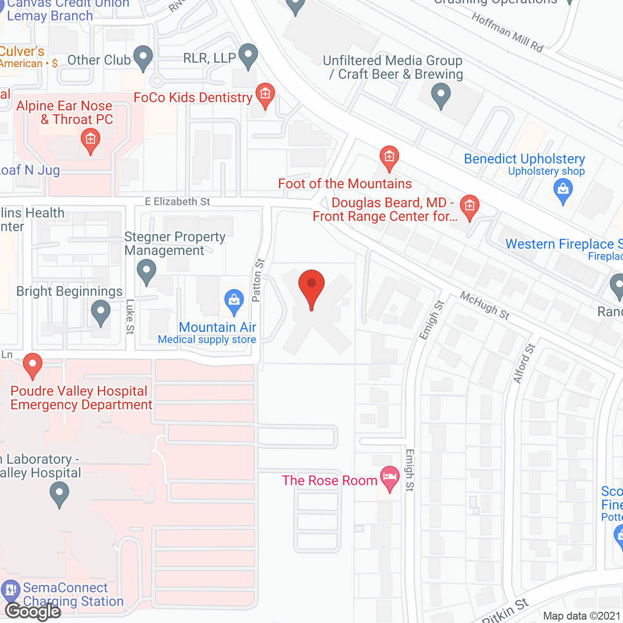 Rehabilitation & Nursing Center of the Rockies in google map