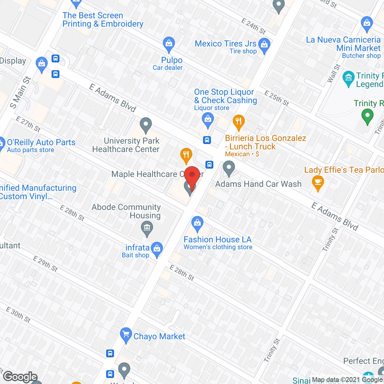 Maple Healthcare Center in google map