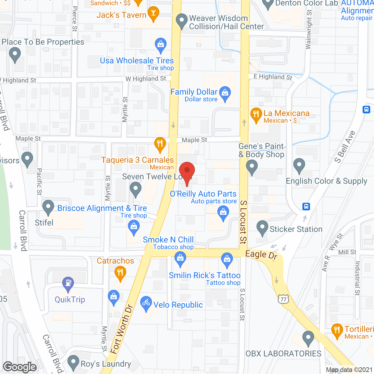 SYNERGY Home Care of Alliance - Denton in google map