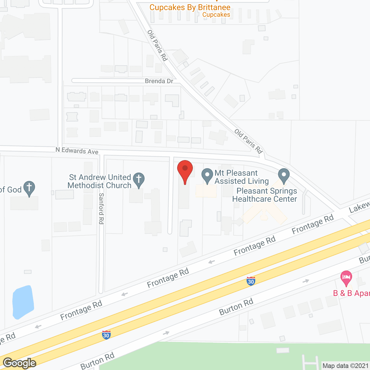 Mount Pleasant Assisted Living in google map