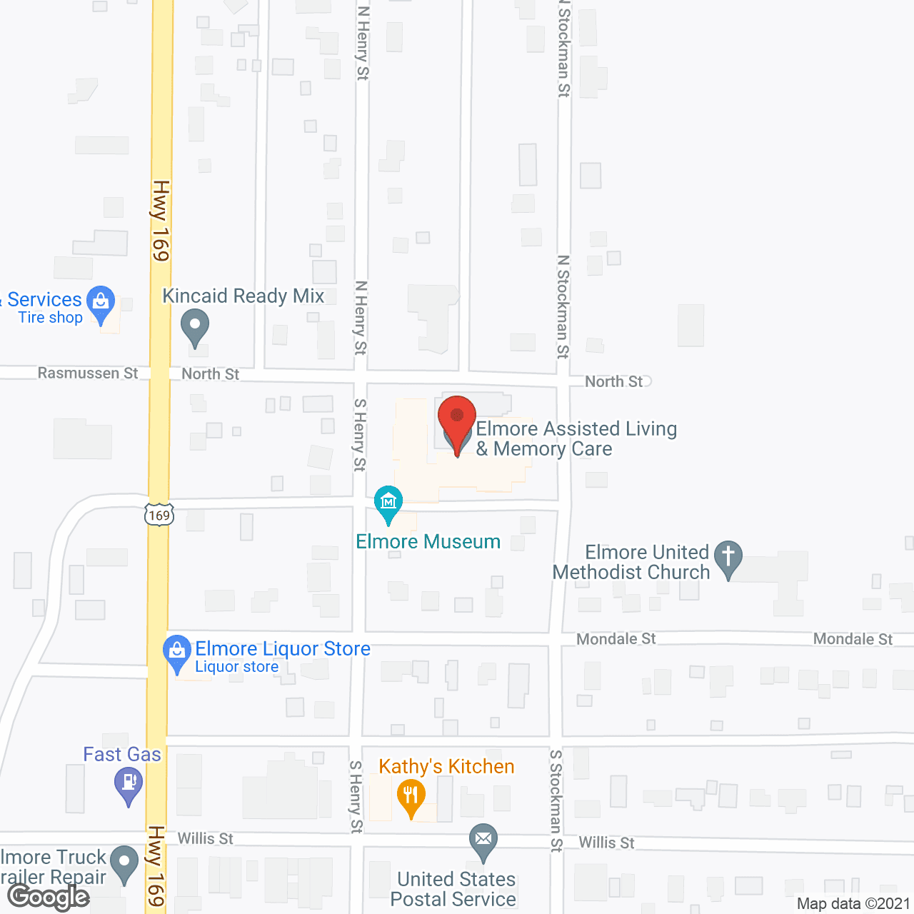 Elmore Assisted Living and Memory Care in google map