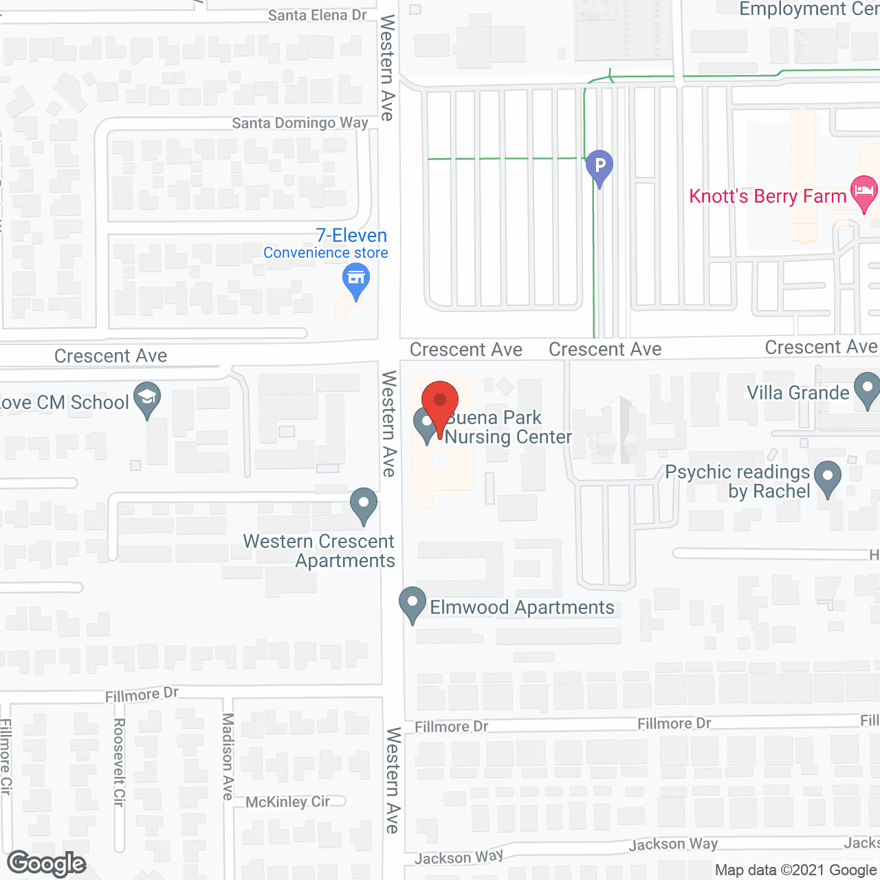 Buena Park Nursing Center in google map