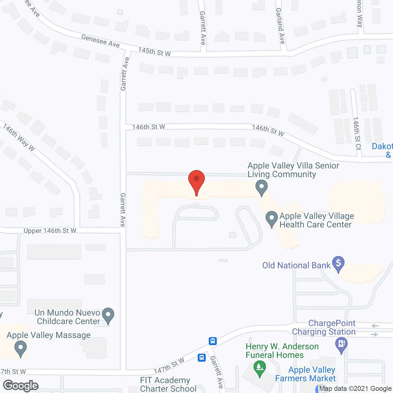 Apple Valley Village in google map