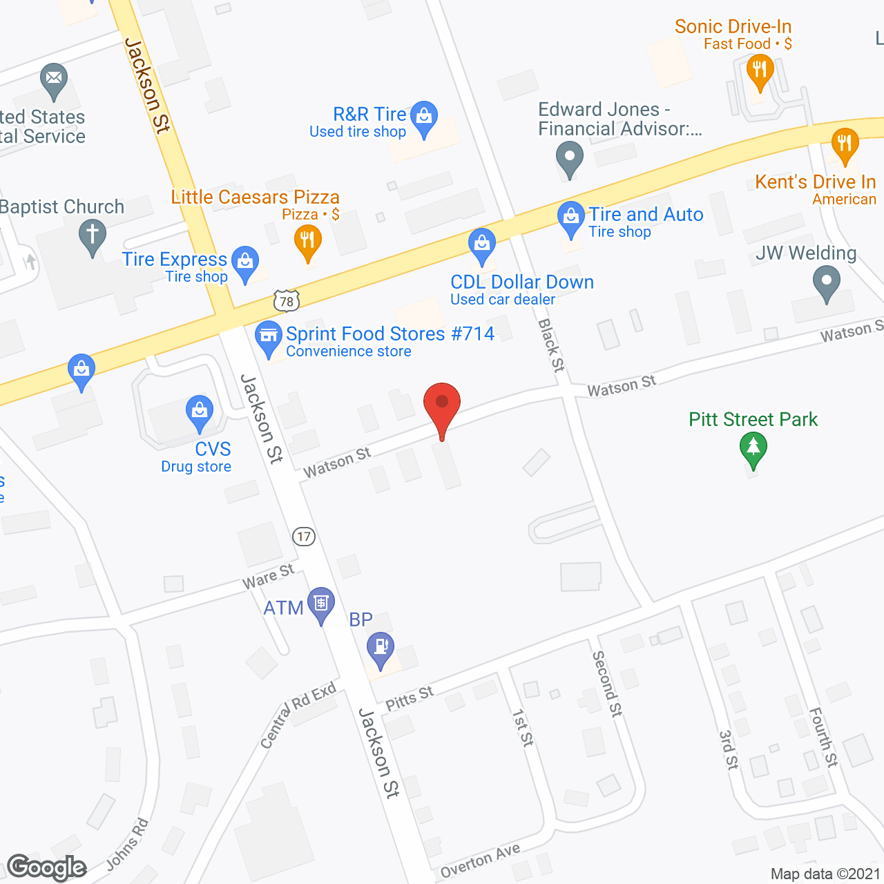 Watson Manor in google map