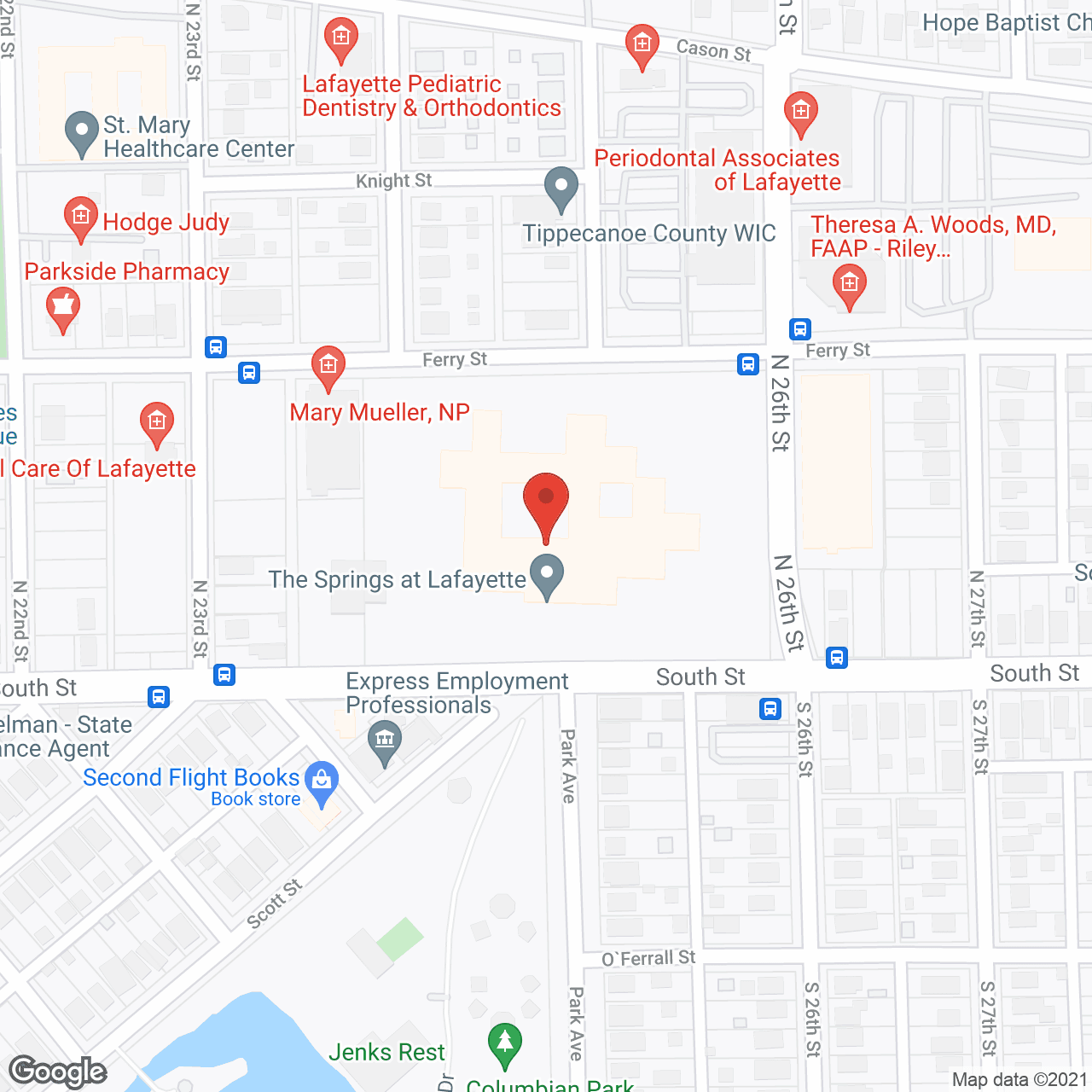 The Springs at Lafayette in google map