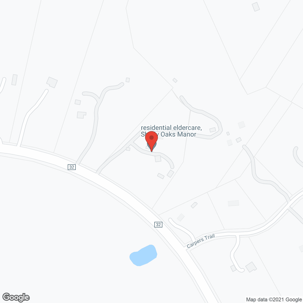 Shady Oaks Manor in google map
