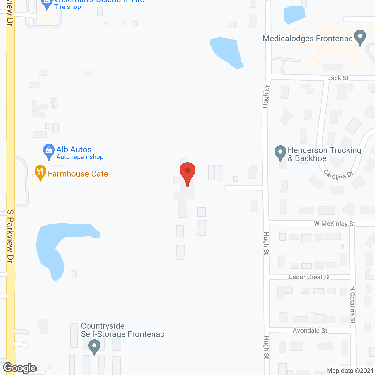 Oakview Estates in google map