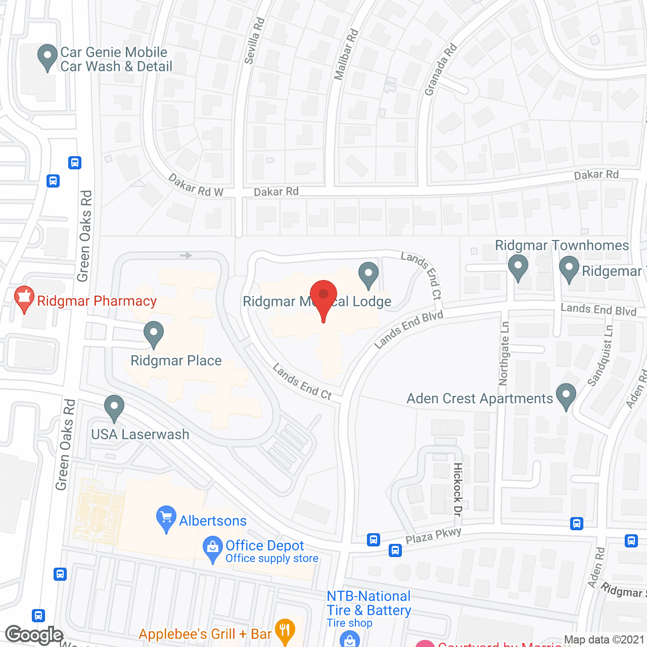 Ridgmar Medical Lodge in google map