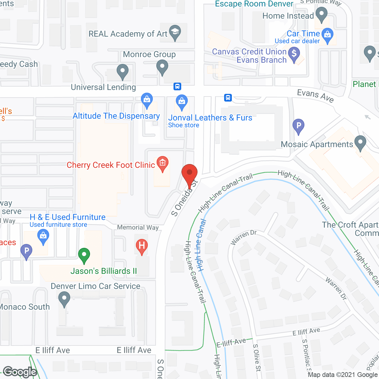 Kindred at Home - Denver in google map