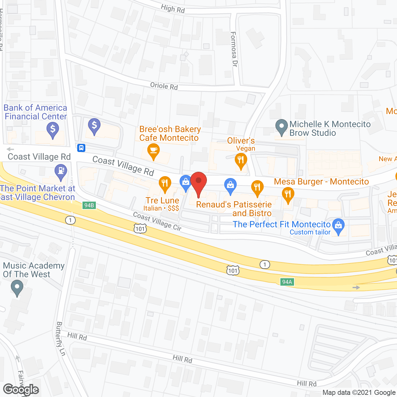 TheKey Santa Barbara in google map