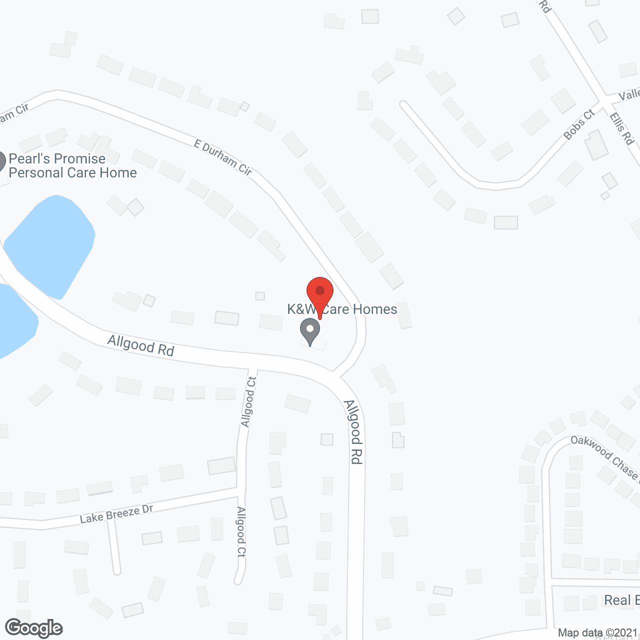 K and W Care Homes, LLC in google map