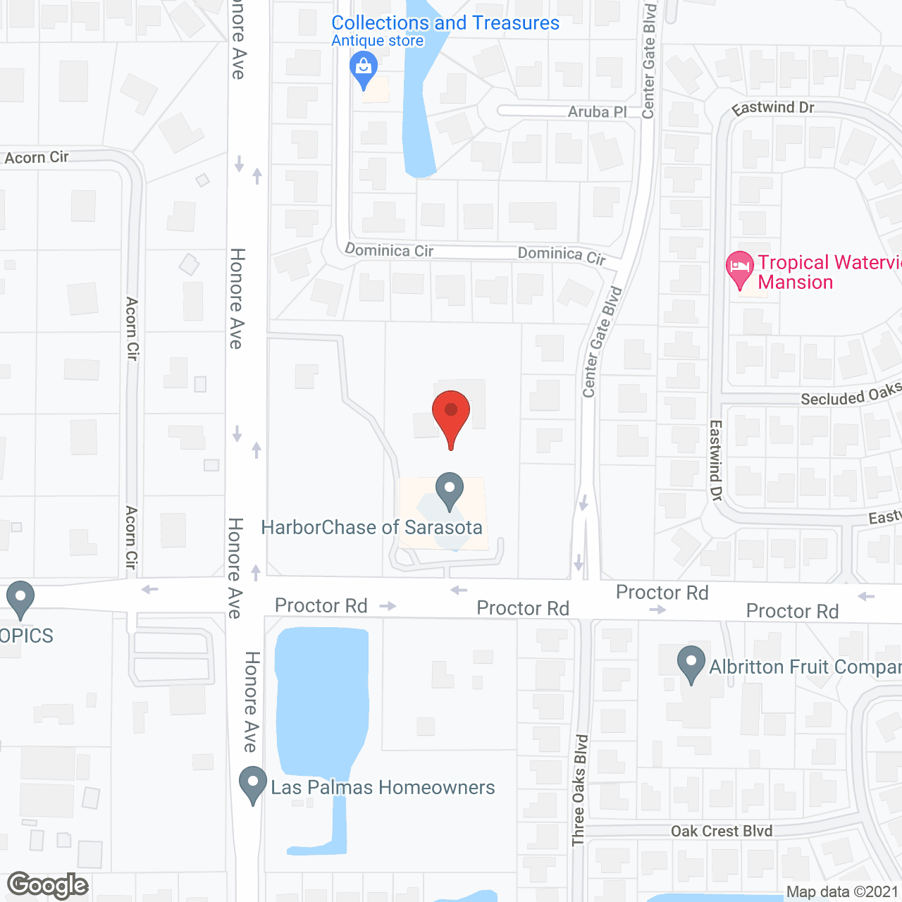 HarborChase of Sarasota in google map