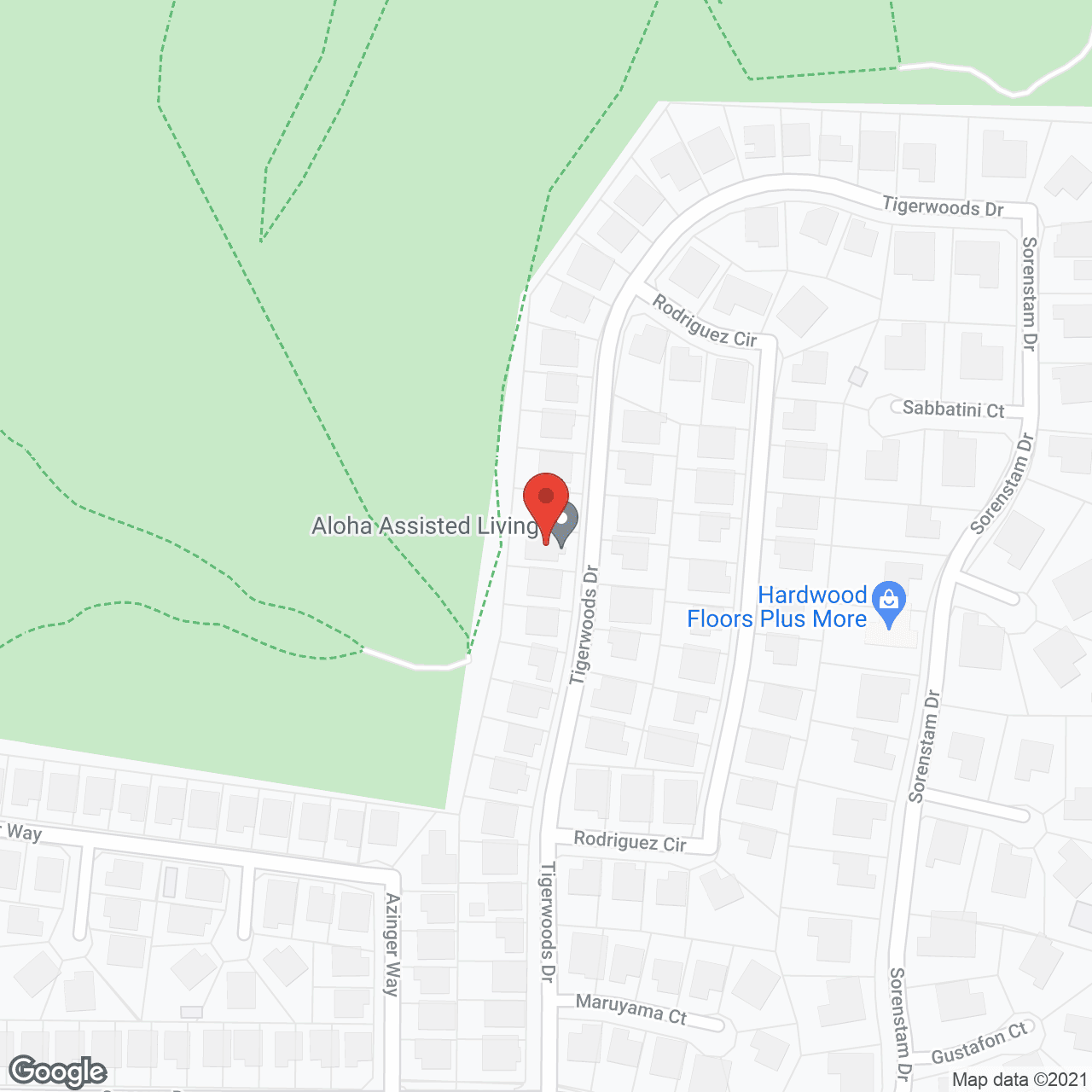 Aloha Assisted Living in google map