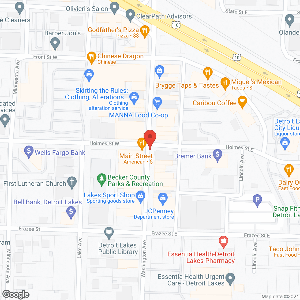 Golden Manor in google map