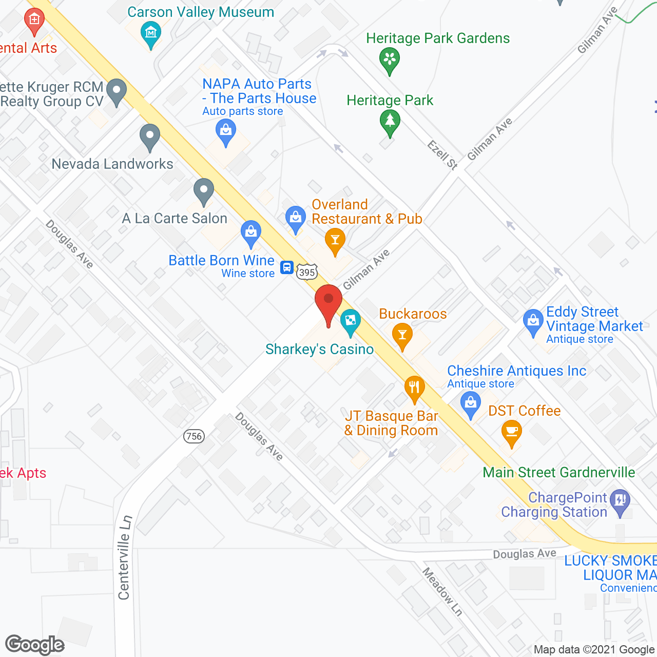 Gardnerville Health And Rehabilitation Center in google map