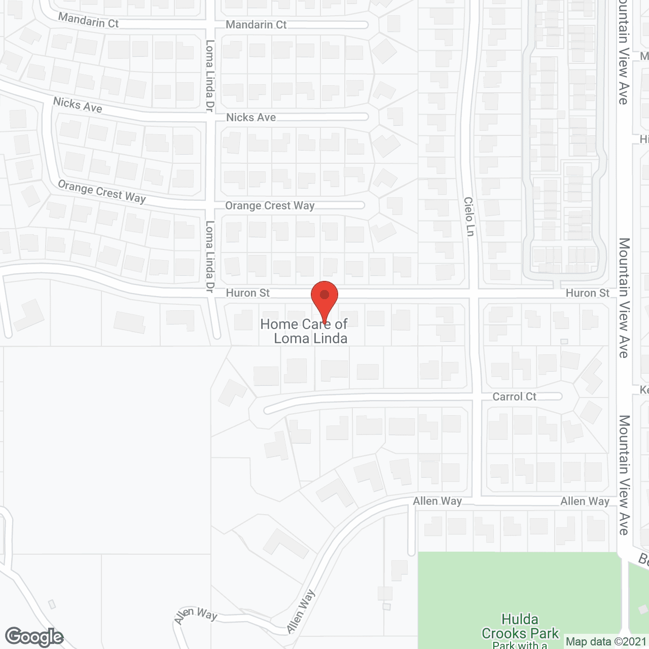 Home Care of Loma Linda in google map