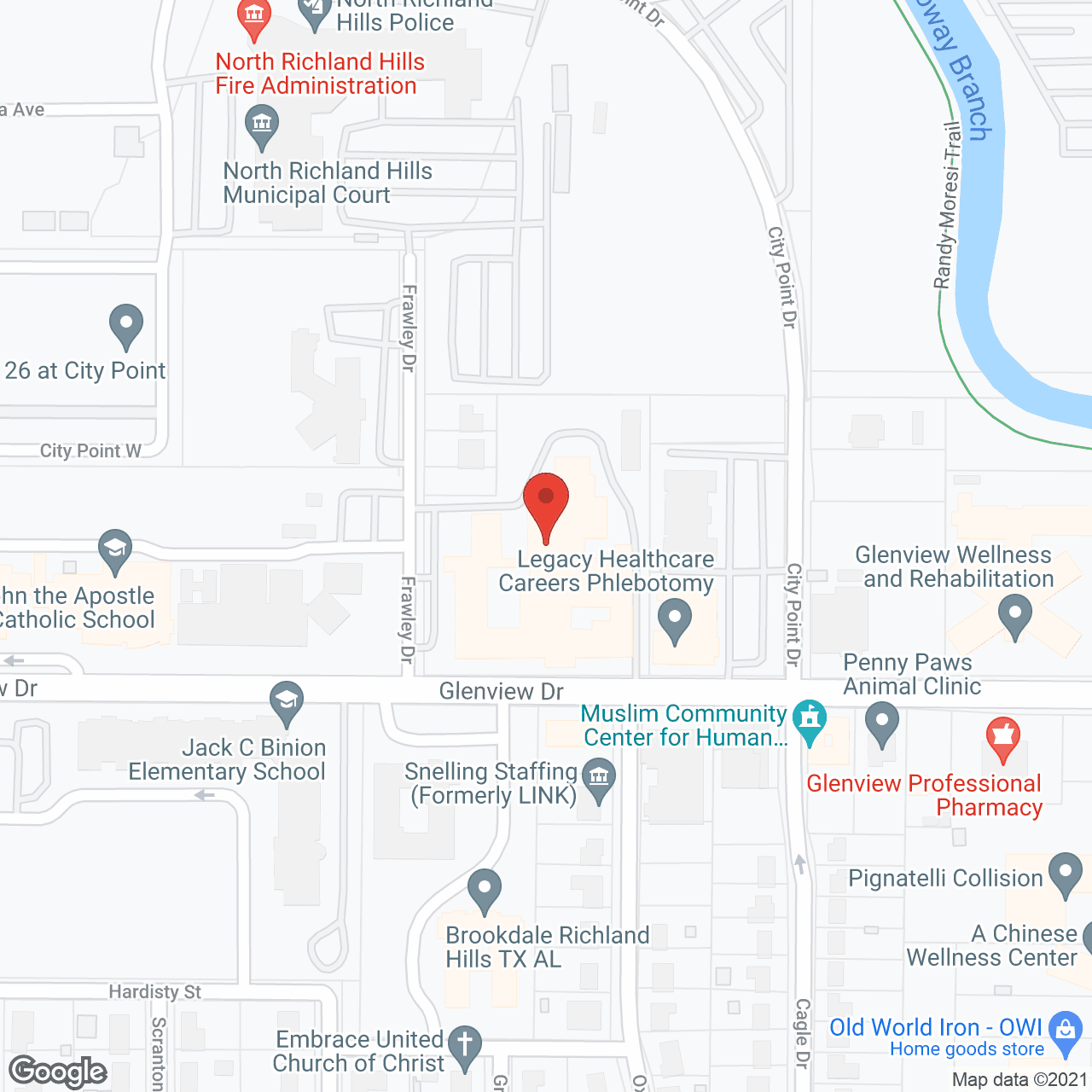 Ashwood Court in google map