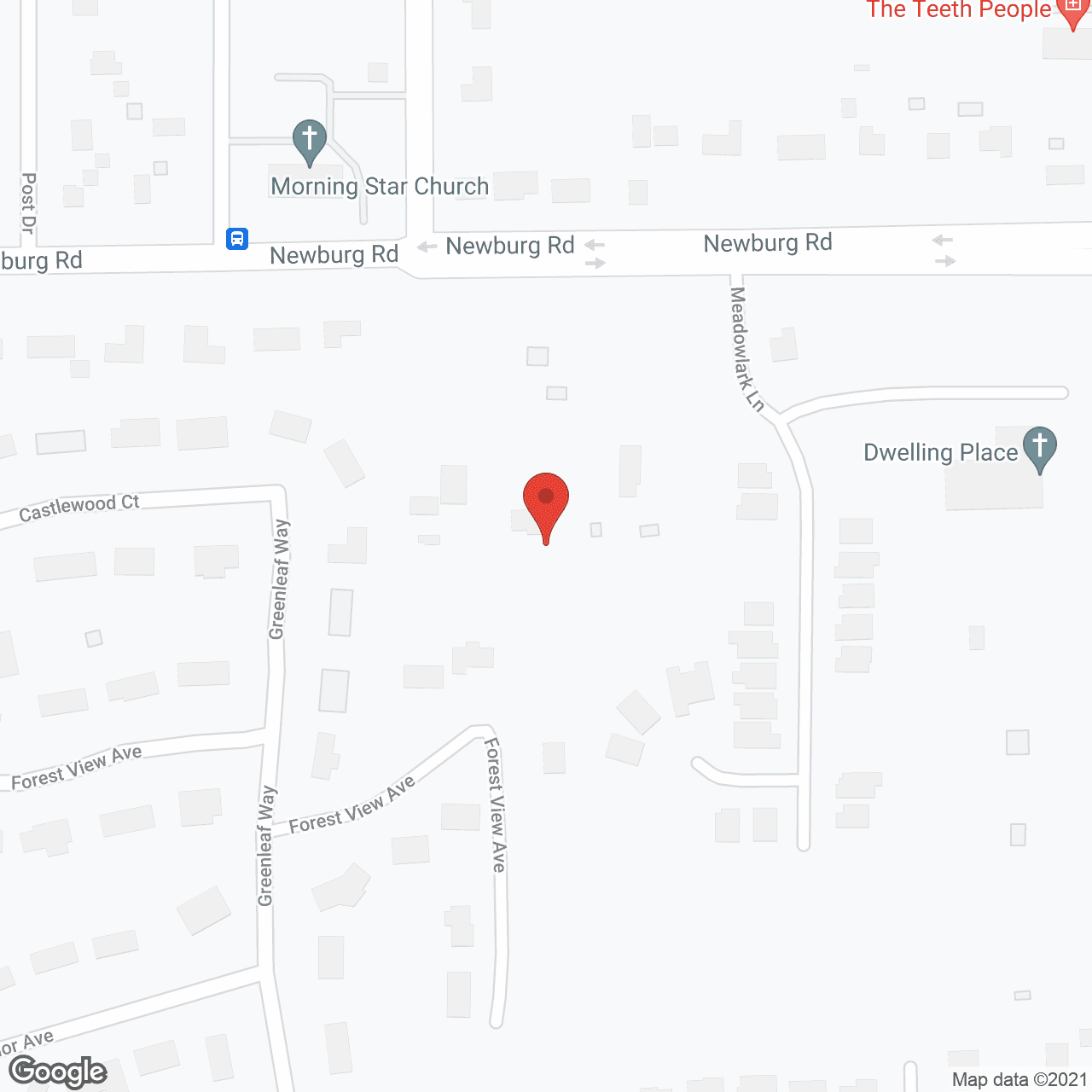 Comfort Keepers In Home Asst in google map