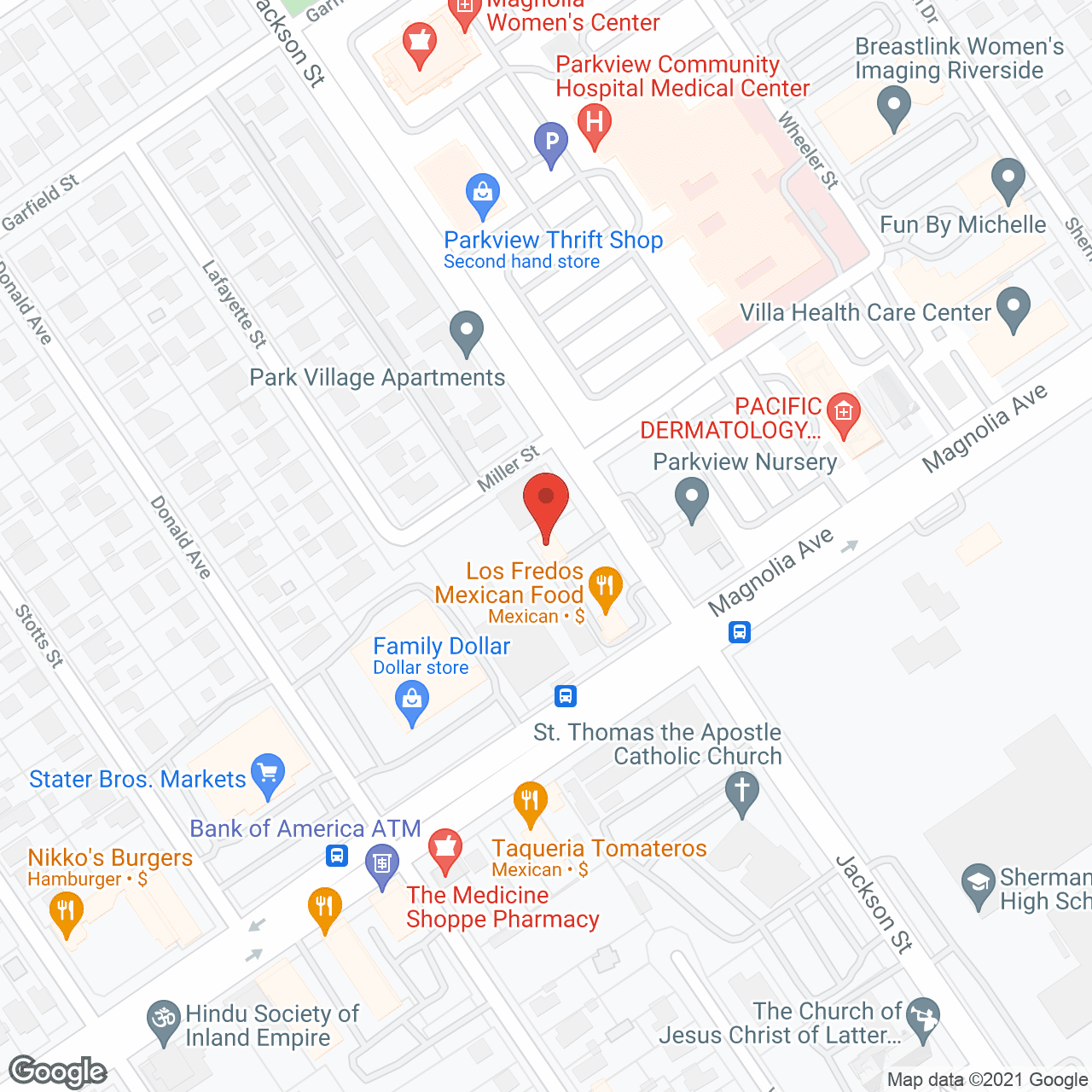 Mission Care in google map