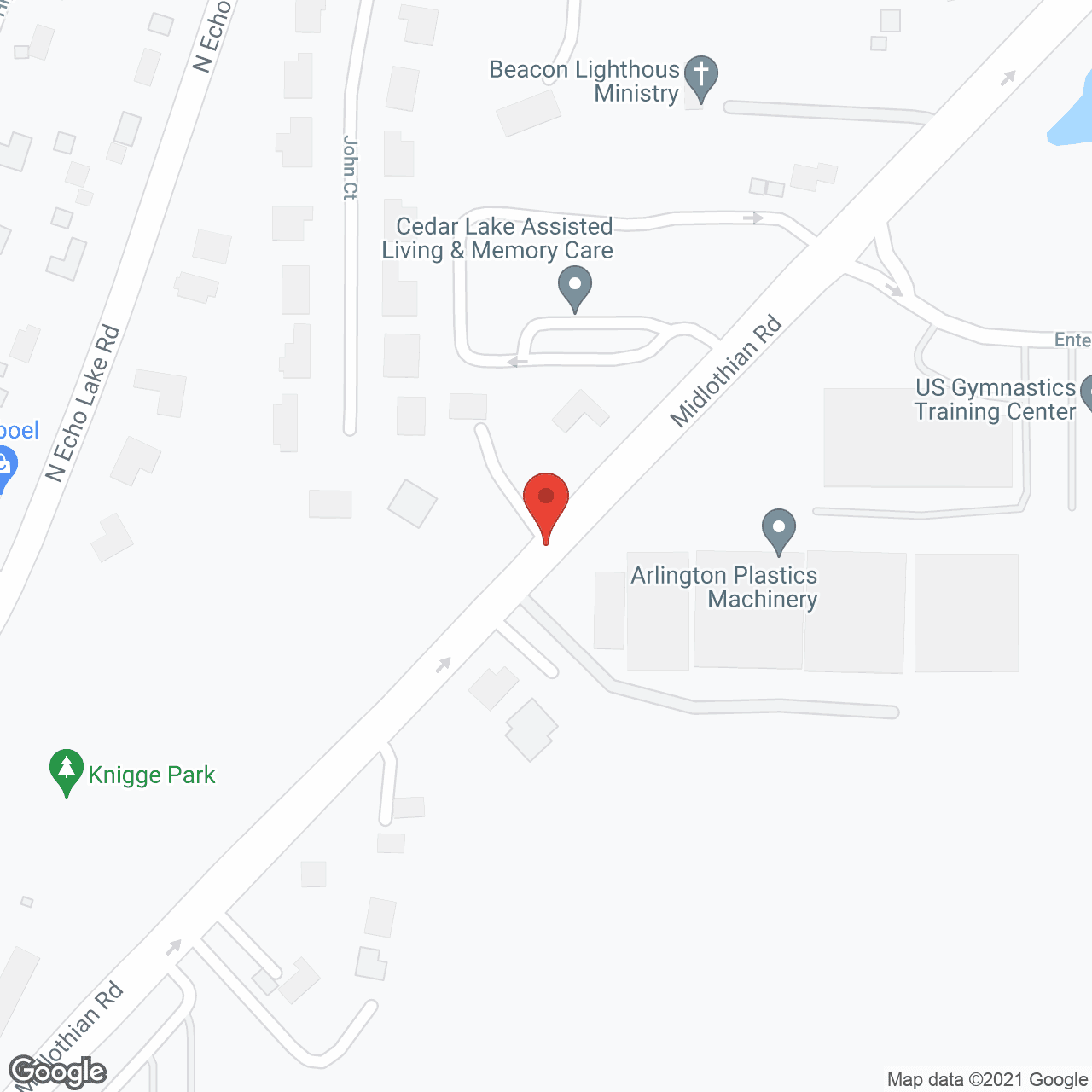 Cedar Lake Assisted Living and Memory Care in google map