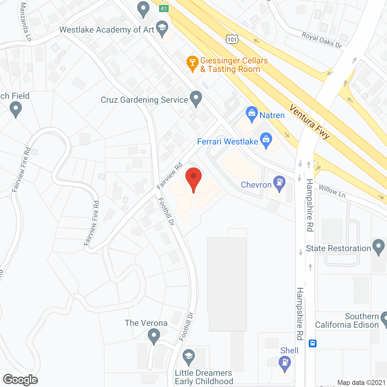 Westlake Health Care Center in google map