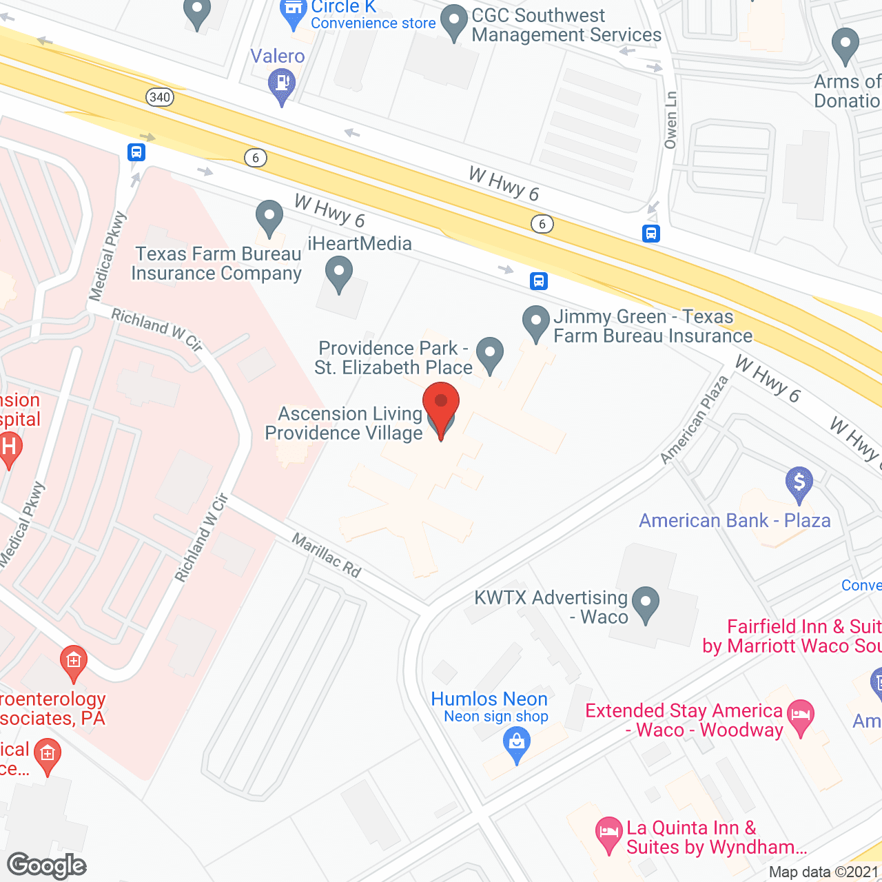Providence Park in google map