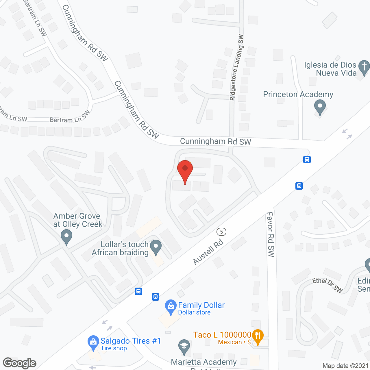 Velvet Manor - Summer Hill in google map