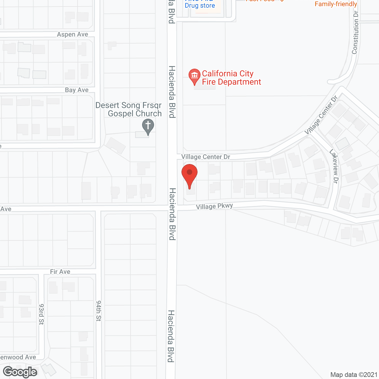 Cal City Care Villa in google map