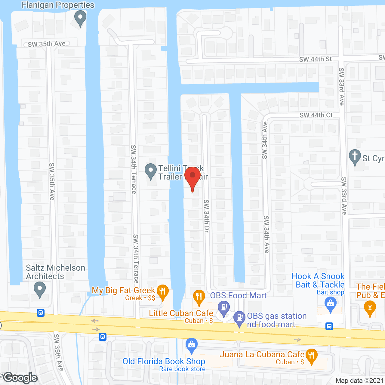 Avon Manor in google map