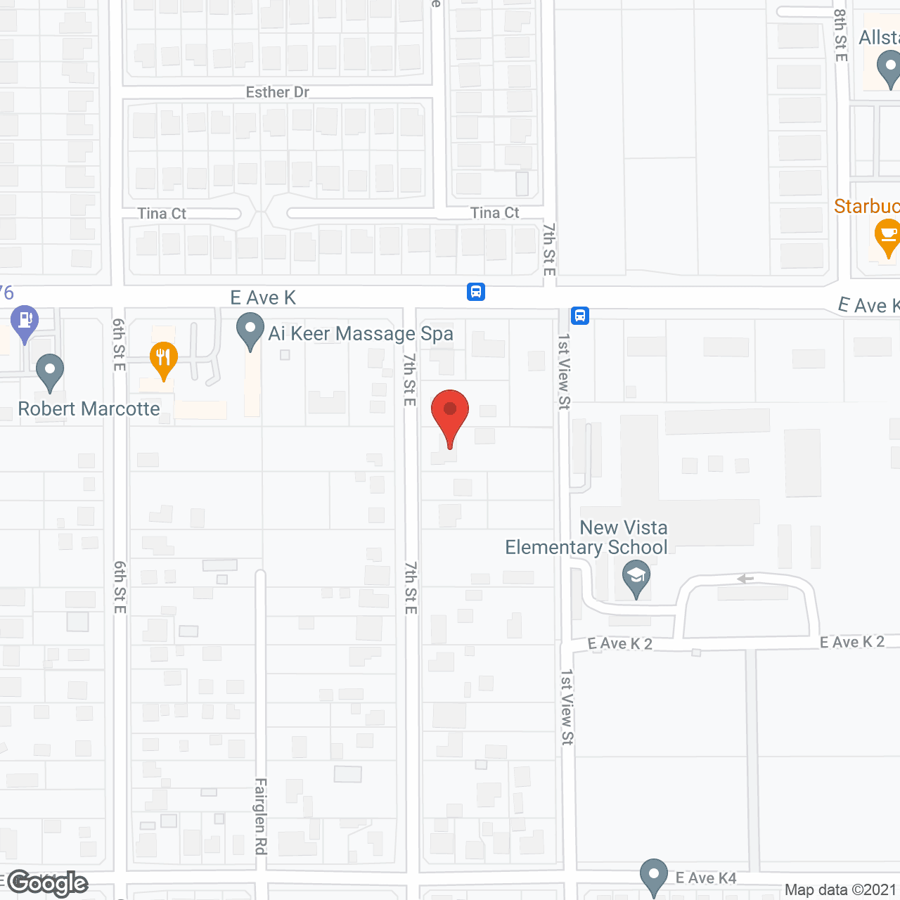 El Vista Residential Care in google map