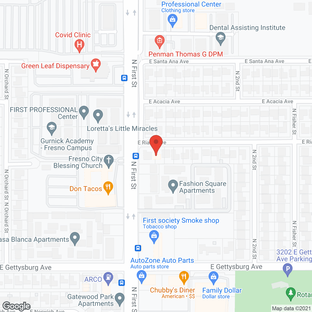Casa San Dimas in google map