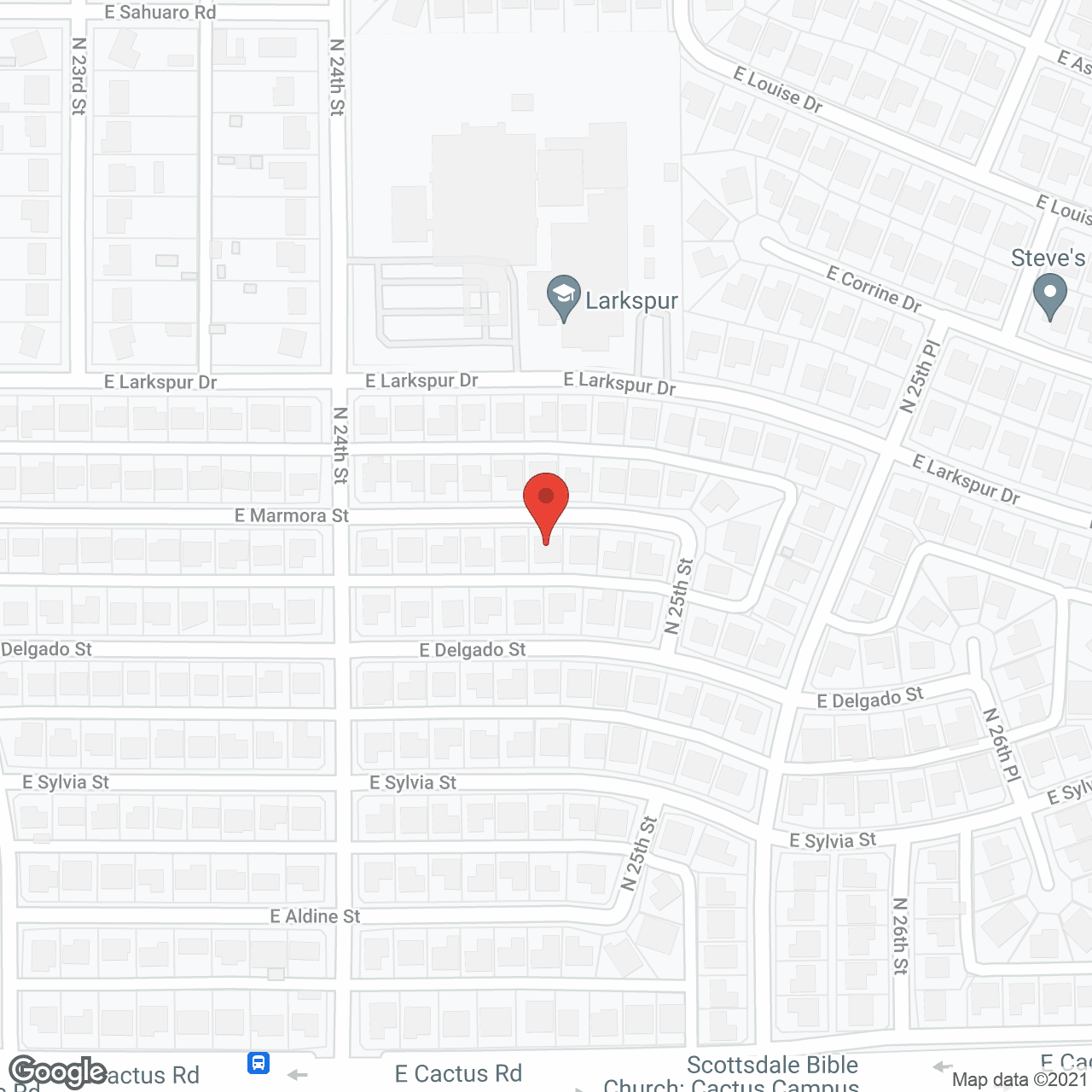 Foster Care Home in google map