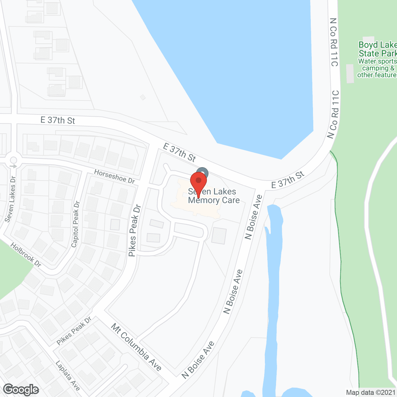 Seven Lakes Memory Care in google map