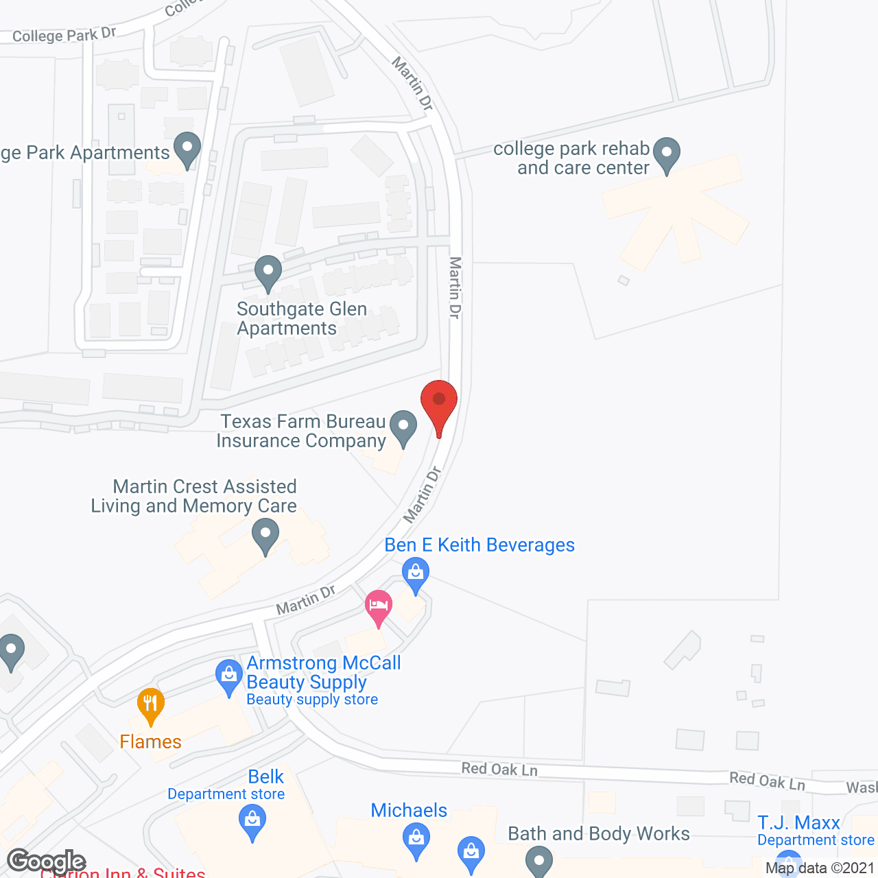 Martin Crest Assisted Living and Memory Care in google map