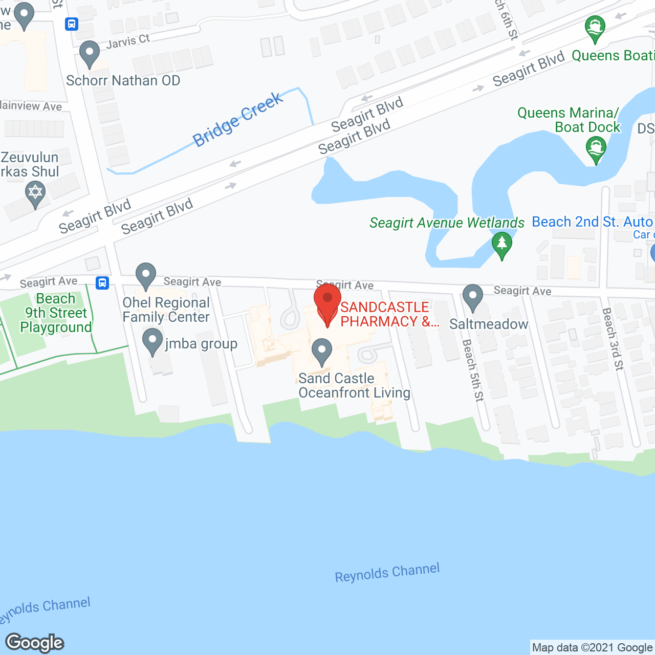 The Sand Castle in google map
