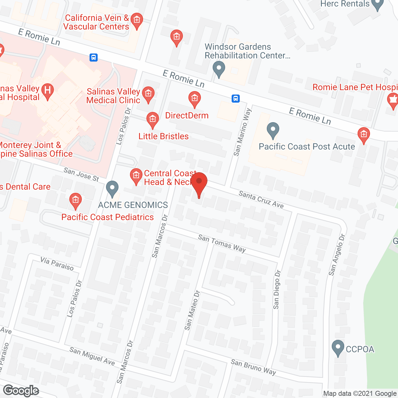 Howard Homes Inc. in google map