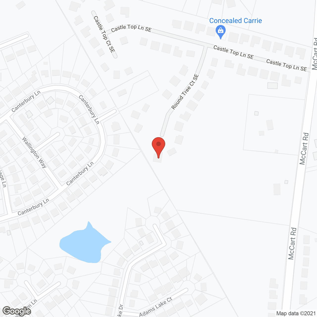 Senior Living at Mercy's Point in google map